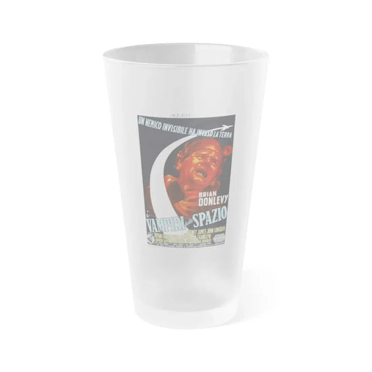 QUATERMASS II (ITALY) 1957 Movie Poster - Frosted Pint Glass 16oz Default Title - Go Mug Yourself