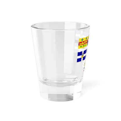 Quebec-flagprojects-Burroughs Pelletier (Canada) Shot Glass 1.5oz - Go Mug Yourself