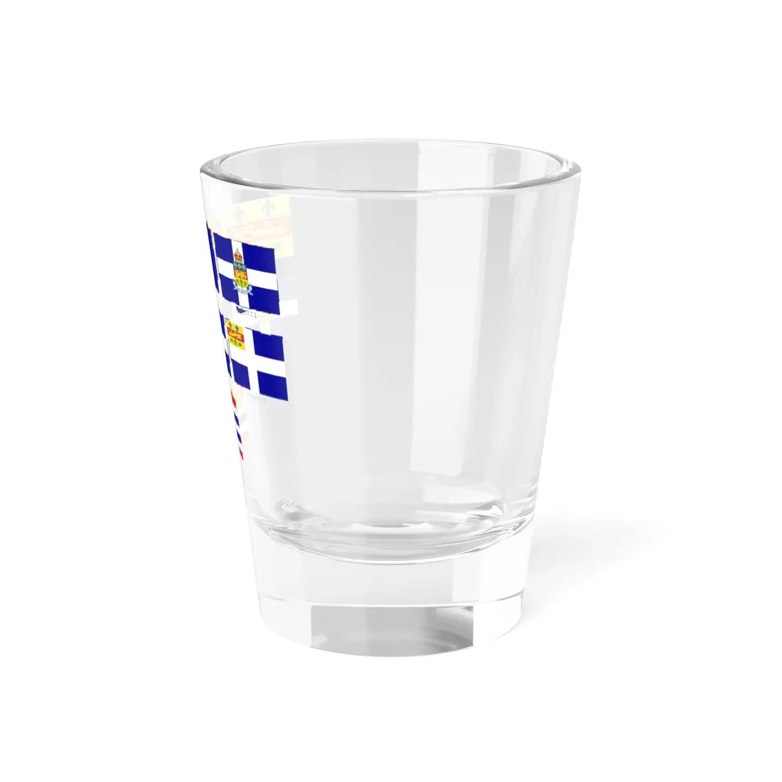 Quebec-flagprojects-Burroughs Pelletier (Canada) Shot Glass 1.5oz - Go Mug Yourself