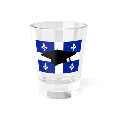 Quebec university icon (Canada) Shot Glass 1.5oz 1.5oz - Go Mug Yourself
