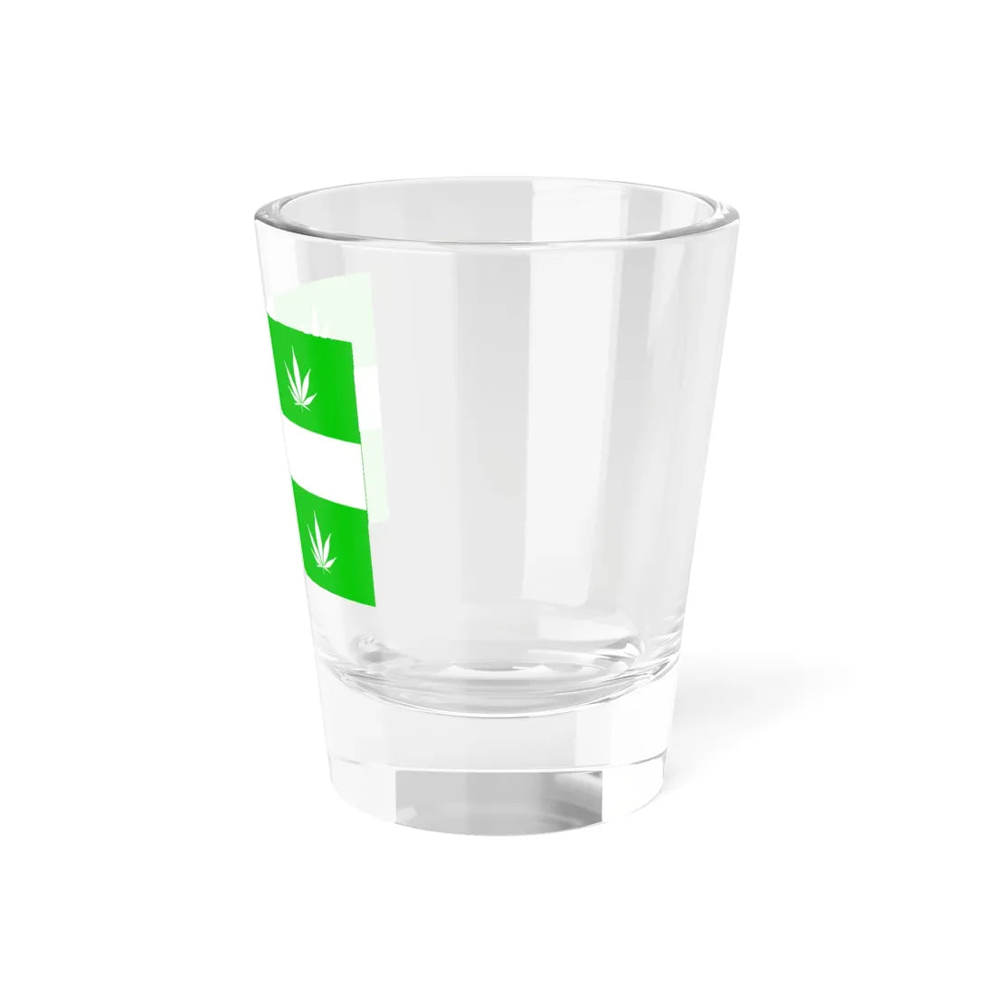 Quebec Weed Flag Var1 (Canada) Shot Glass 1.5oz - Go Mug Yourself