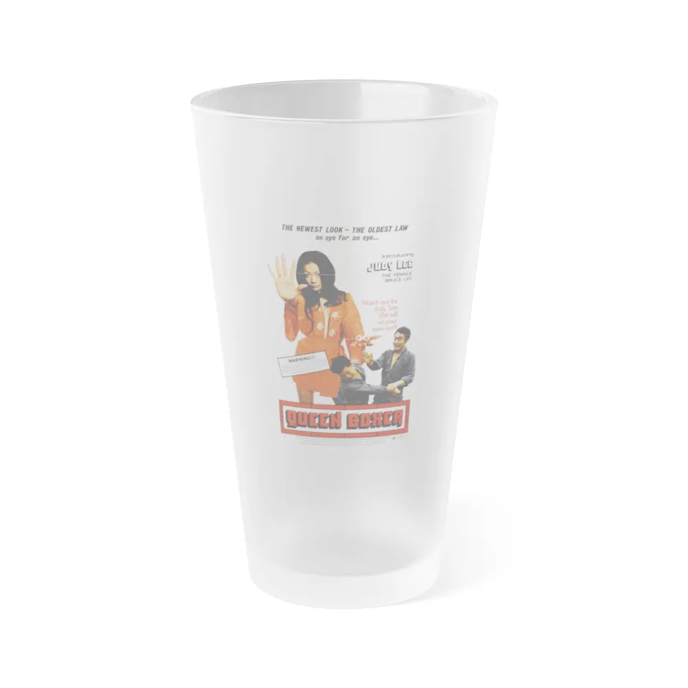 QUEEN BOXER 1972 Movie Poster - Frosted Pint Glass 16oz-Go Mug Yourself