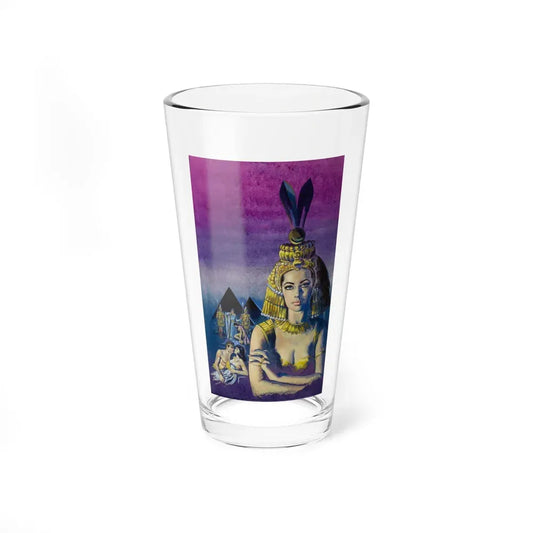 Queen Cleopatra, paperback cover, 1962 - Pint Glass 16oz 16oz - Go Mug Yourself