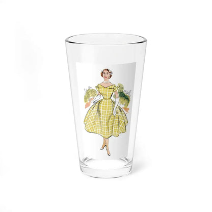 Queen Elizabeth II's dresses for her tour of the Commonwealth 1953-54, Picture Post magazine (1) (Magazine Illustration) Pint Glass 16oz 16oz - Go Mug Yourself