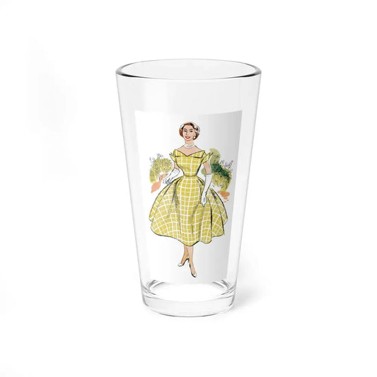 Queen Elizabeth II's dresses for her tour of the Commonwealth 1953-54, Picture Post magazine (1) (Magazine Illustration) Pint Glass 16oz 16oz - Go Mug Yourself