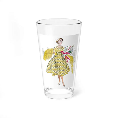 Queen Elizabeth II's dresses for her tour of the Commonwealth 1953-54, Picture Post magazine (5) (Magazine Illustration) Pint Glass 16oz 16oz - Go Mug Yourself