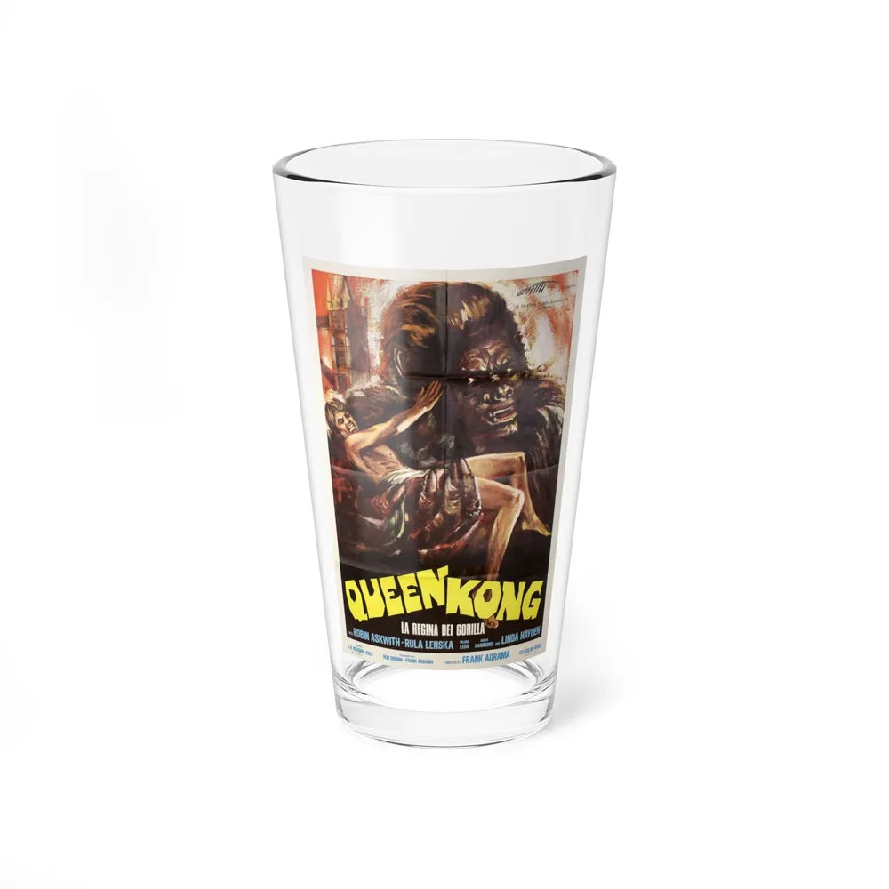 QUEEN KONG 1976 Movie Poster - Pint Glass 16oz-16oz-Go Mug Yourself