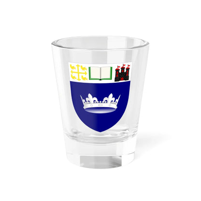 Queen Margaret University arms (United Kingdom) (Coat of Arms) Shot Glass 1.5oz 1.5oz - Go Mug Yourself