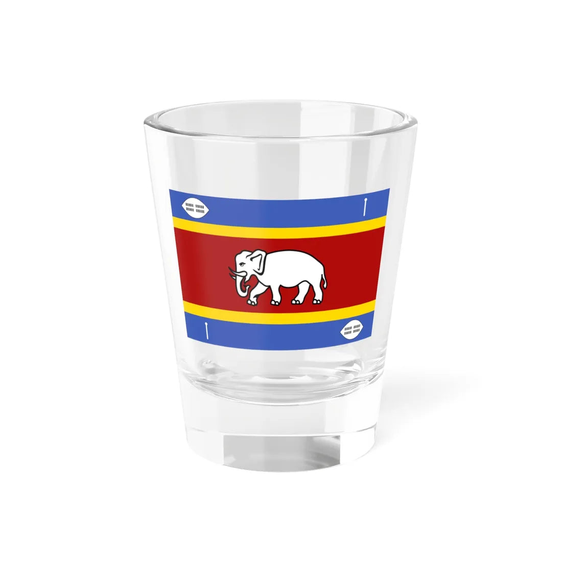 Queen Mother Standard of Eswatini (Eswatini) Shot Glass 1.5oz 1.5oz - Go Mug Yourself