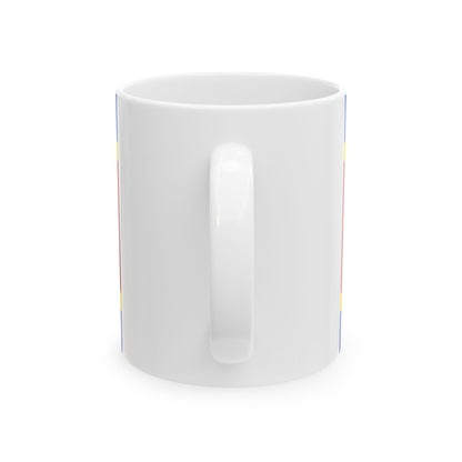 Queen Mother Standard of Eswatini (Eswatini) White Coffee Mug-Go Mug Yourself