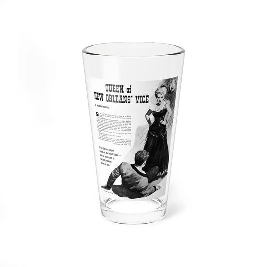 Queen of New Orleans' Vice (1), Stag magazine, October 1956 (Magazine Illustration) Pint Glass 16oz-16oz-Go Mug Yourself