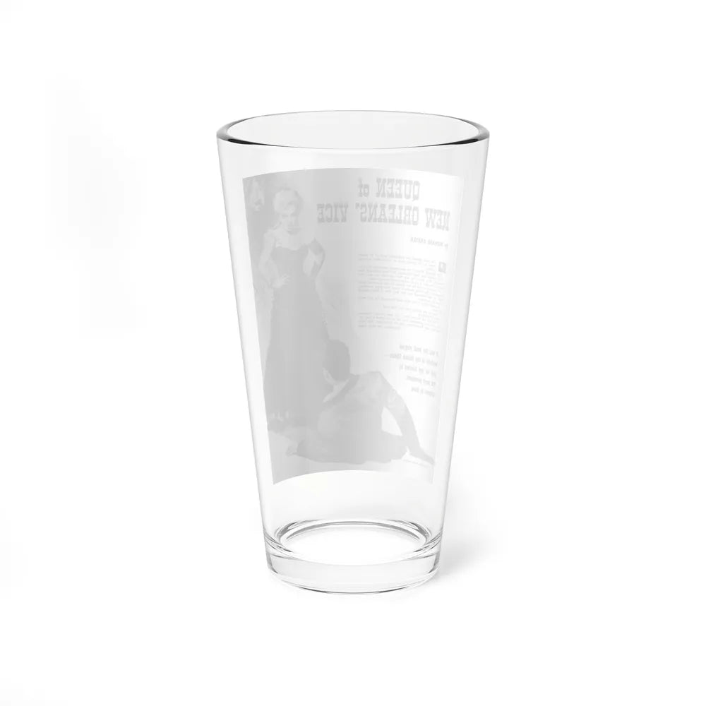Queen of New Orleans' Vice (1), Stag magazine, October 1956 (Magazine Illustration) Pint Glass 16oz-Go Mug Yourself