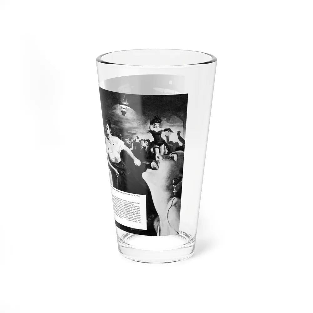 Queen of New Orleans' Vice (2), Stag magazine, October 1956 (Magazine Illustration) Pint Glass 16oz-Go Mug Yourself