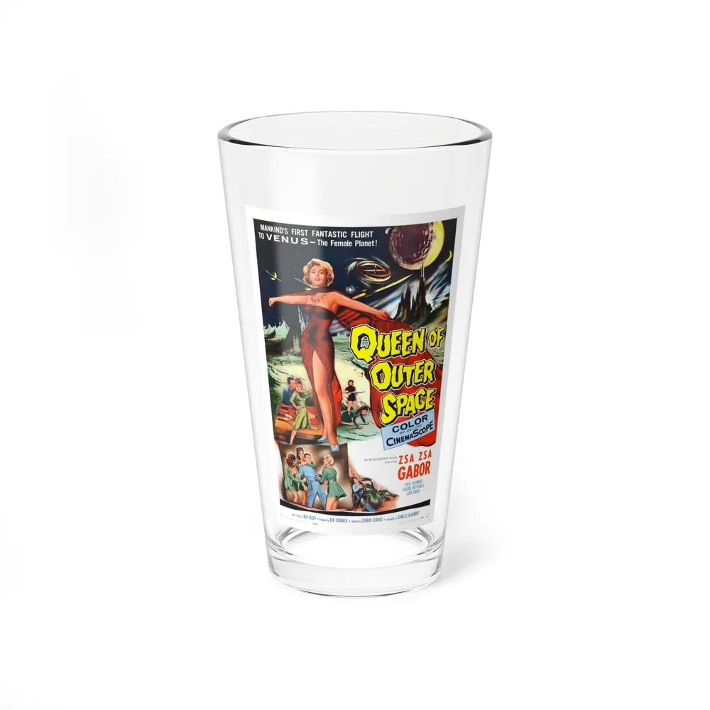 QUEEN OF OUTER SPACE 1958 Movie Poster - Pint Glass 16oz-16oz-Go Mug Yourself