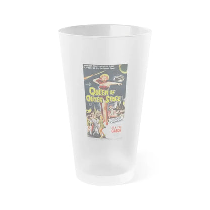 QUEEN OF OUTER SPACE (3) 1958 Movie Poster - Frosted Pint Glass 16oz Default Title - Go Mug Yourself