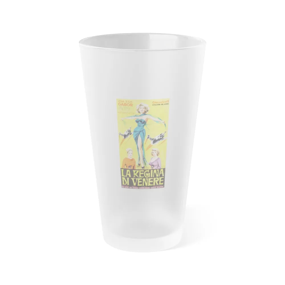 QUEEN OF OUTER SPACE (4) 1958 Movie Poster - Frosted Pint Glass 16oz-Go Mug Yourself