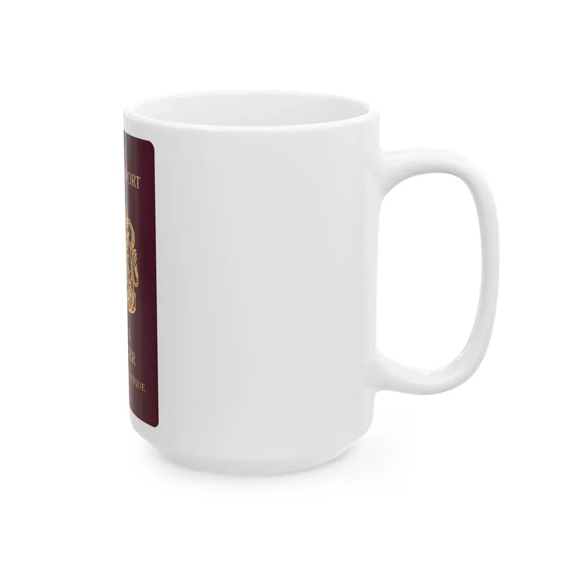 Queen's Messenger Passport - White Coffee Mug - Go Mug Yourself