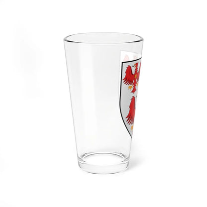 Queens College Oxford Coat Of Arms (England) (Coat of Arms) Pint Glass 16oz - Go Mug Yourself