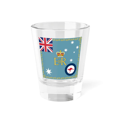 Queens Colour for Royal Australian Air Force (Australia) Shot Glass 1.5oz 1.5oz - Go Mug Yourself