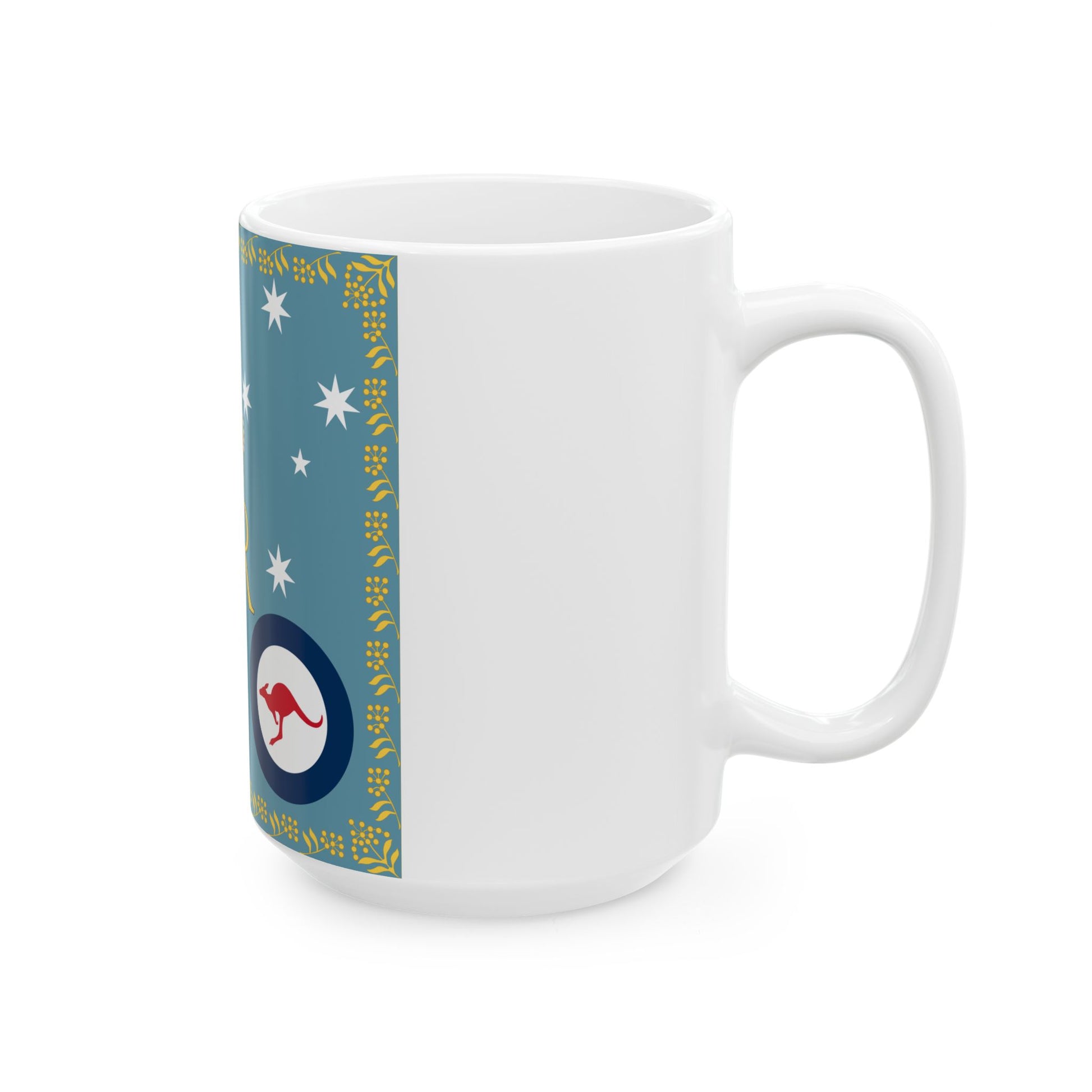Queens Colour for Royal Australian Air Force (Australia) White Coffee Mug-Go Mug Yourself