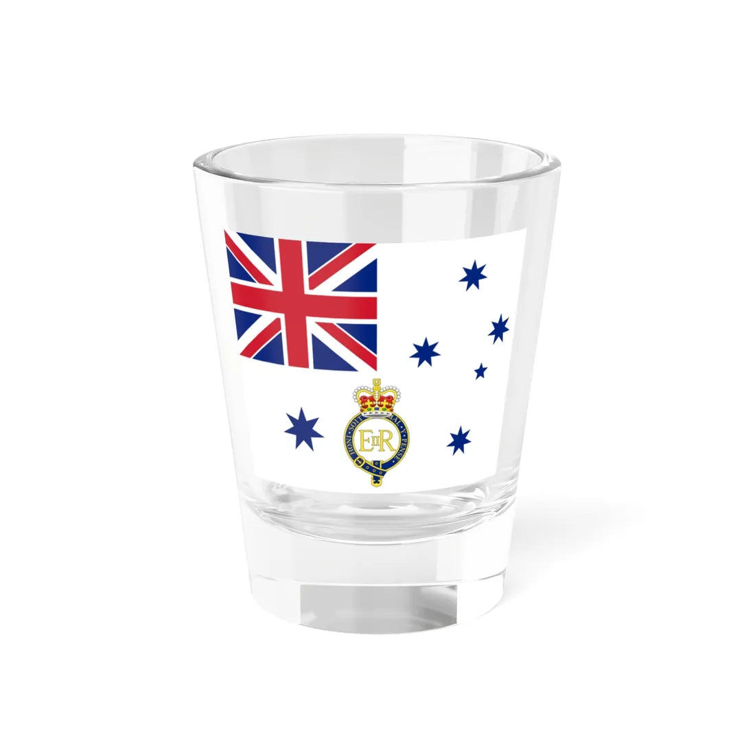 Queens Colour for the Royal Australian Navy (Australia) Shot Glass 1.5oz 1.5oz - Go Mug Yourself