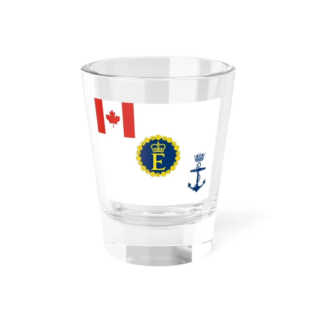 Queens Colour for the Royal Canadian Navy (Canada) Shot Glass 1.5oz 1.5oz - Go Mug Yourself