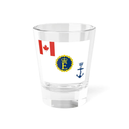 Queens Colour for the Royal Canadian Navy (Canada) Shot Glass 1.5oz 1.5oz - Go Mug Yourself