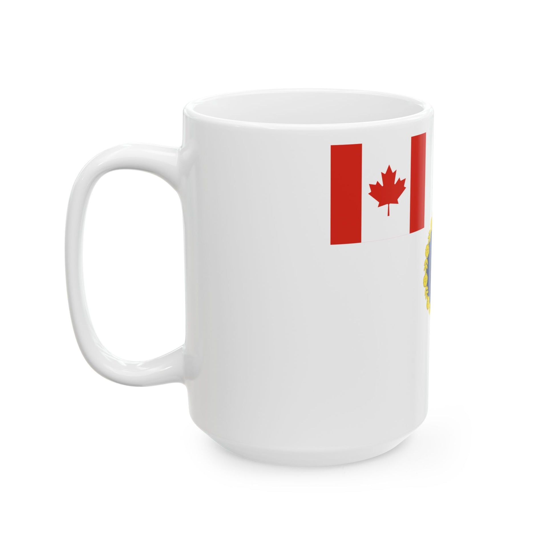 Queens Colour for the Royal Canadian Navy (Canada) White Coffee Mug-Go Mug Yourself
