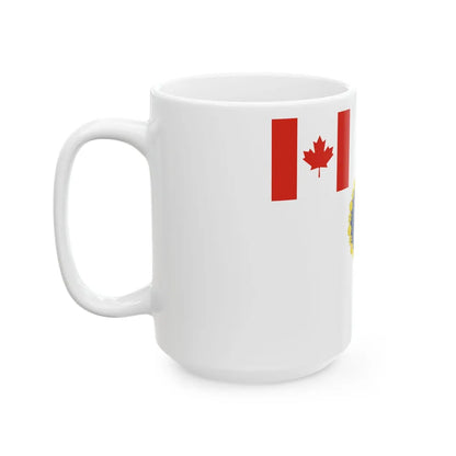 Queens Colour for the Royal Canadian Navy (Canada) White Coffee Mug - Go Mug Yourself