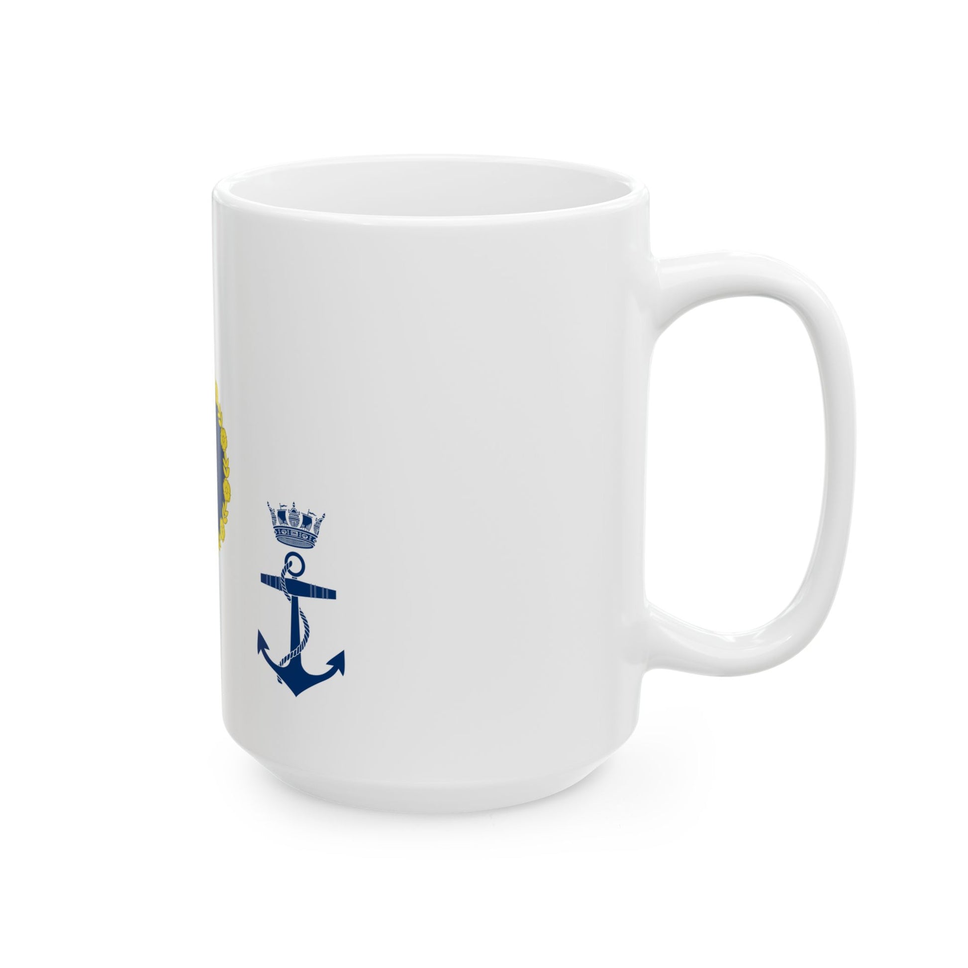 Queens Colour for the Royal Canadian Navy (Canada) White Coffee Mug-Go Mug Yourself
