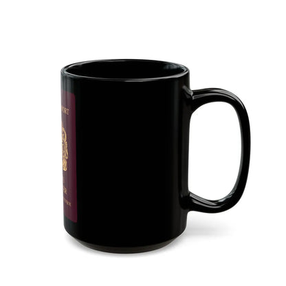 Queen's Messenger Passport - Black Coffee Mug-Go Mug Yourself