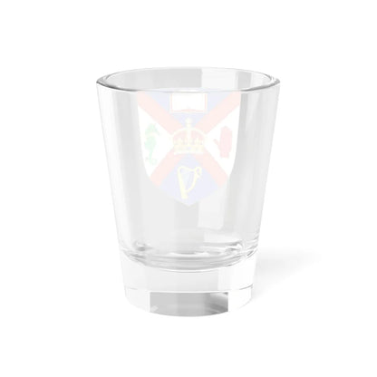 Queens University of Belfast arms (United Kingdom) (Coat of Arms) Shot Glass 1.5oz - Go Mug Yourself