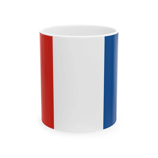 Querflagge Heilbronn (Germany) White Coffee Mug 11oz - Go Mug Yourself