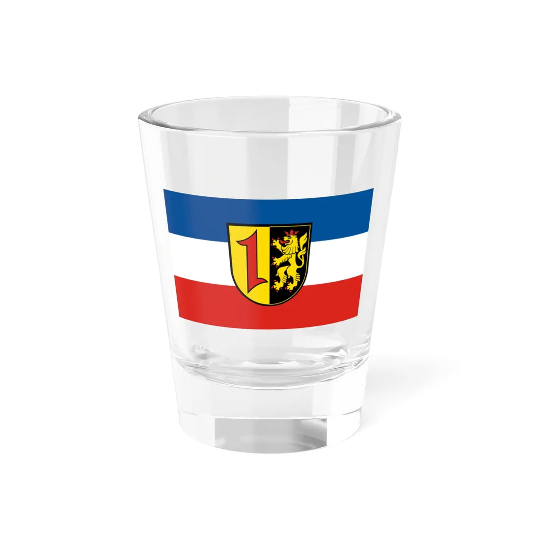 Querflagge Mannheim (Germany) Shot Glass 1.5oz 1.5oz - Go Mug Yourself