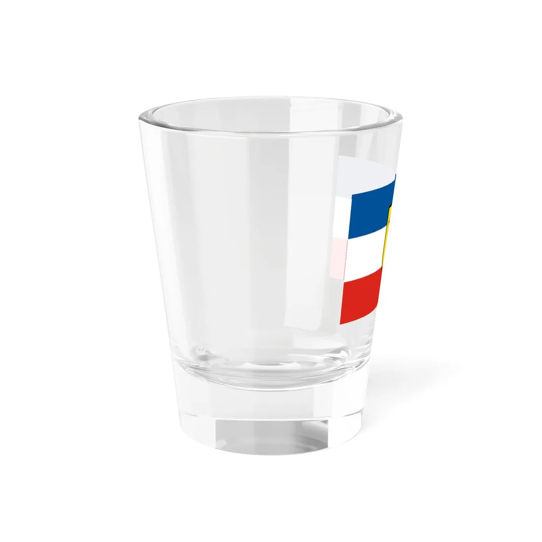 Querflagge Mannheim (Germany) Shot Glass 1.5oz - Go Mug Yourself