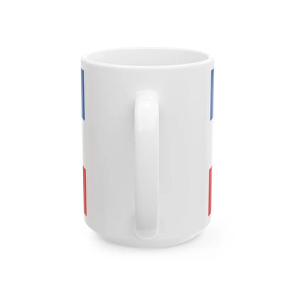 Querflagge Mannheim (Germany) White Coffee Mug - Go Mug Yourself