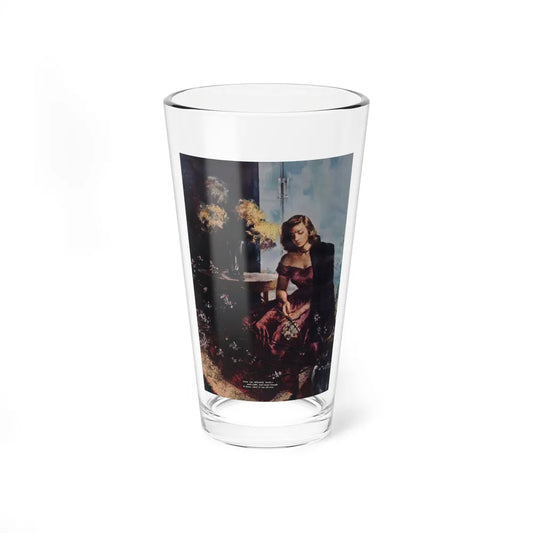 Question and Answer, Esquire, February 1949 (Magazine Illustration) Pint Glass 16oz 16oz - Go Mug Yourself