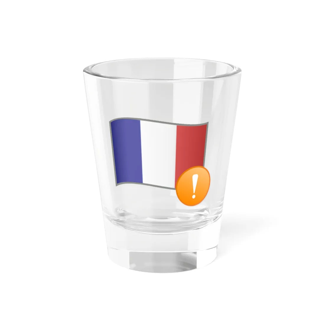 Question mark french (France) Shot Glass 1.5oz 1.5oz - Go Mug Yourself