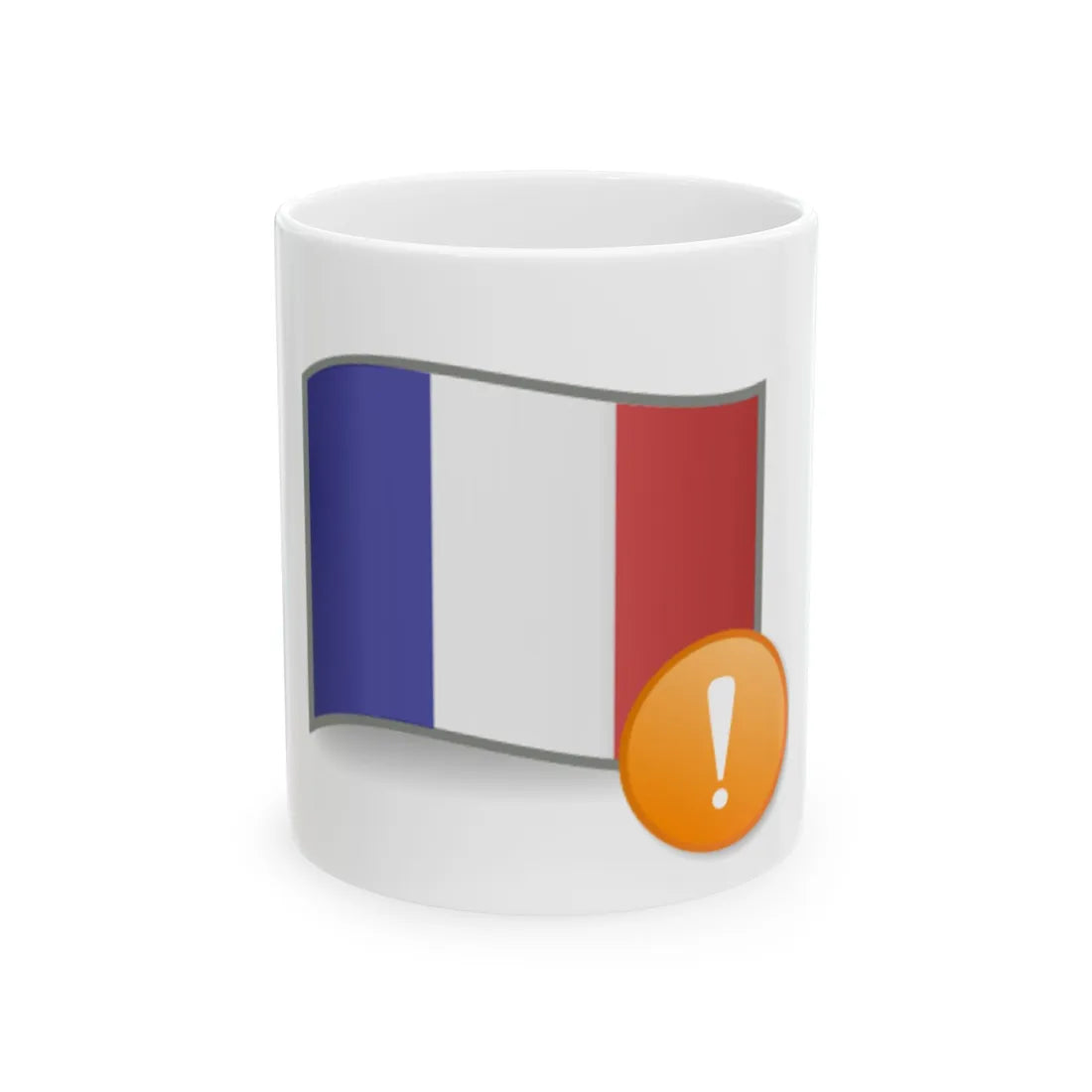 Question mark french (France) White Coffee Mug 11oz - Go Mug Yourself