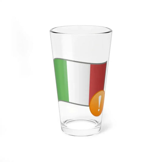 Question mark italian (Italy) Pint Glass 16oz 16oz - Go Mug Yourself