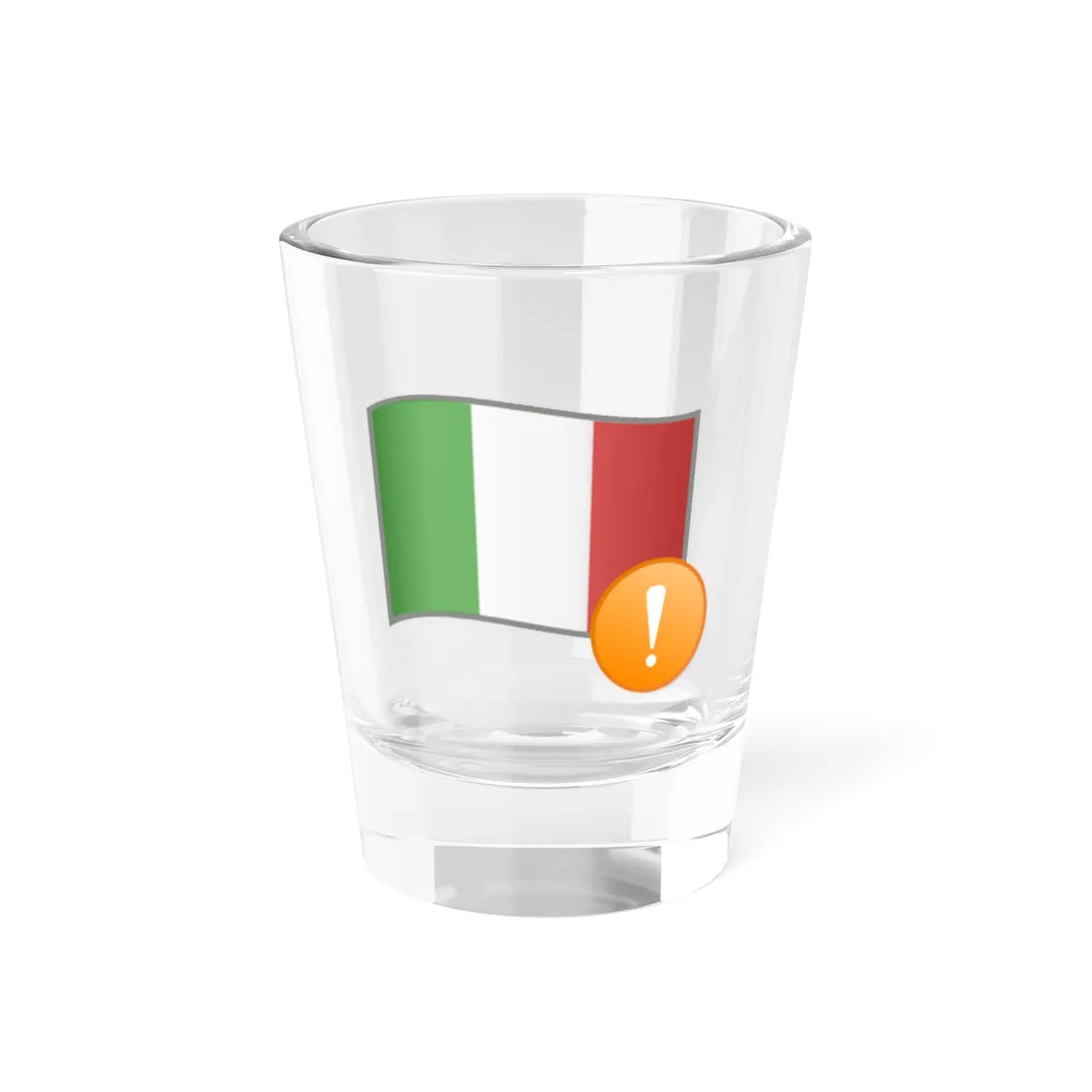 Question mark italian (Italy) Shot Glass 1.5oz 1.5oz - Go Mug Yourself