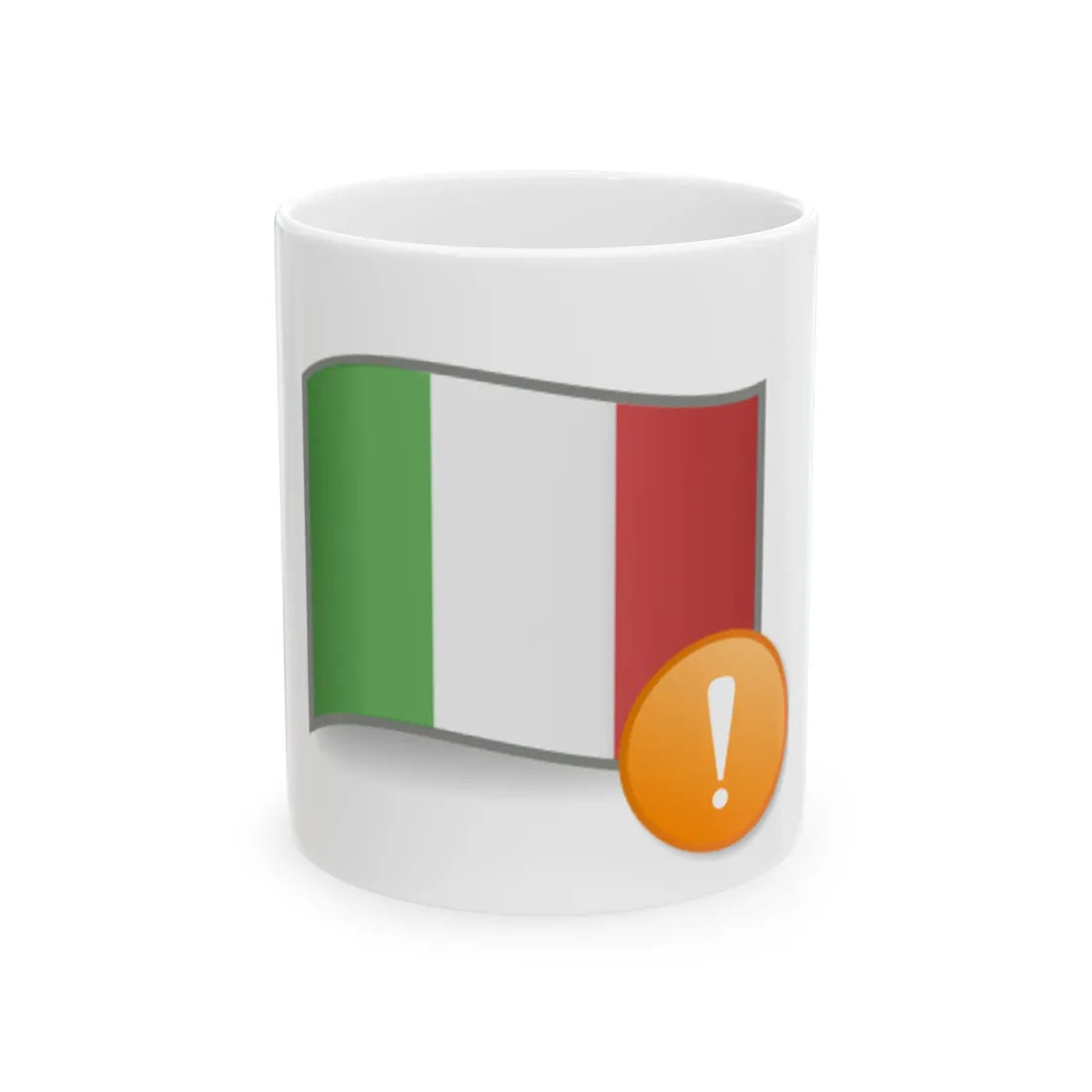 Question mark italian (Italy) White Coffee Mug 11oz - Go Mug Yourself