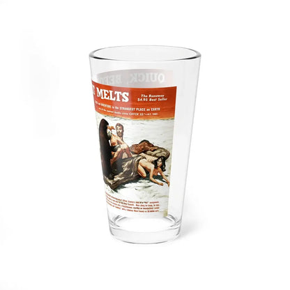 Quick, Before It Melts, Stag magazine, July, 1964 (Magazine Illustration) Pint Glass 16oz - Go Mug Yourself
