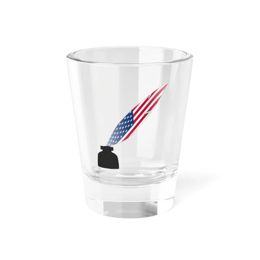 Quill and ink-US (United States) Shot Glass 1.5oz 1.5oz - Go Mug Yourself