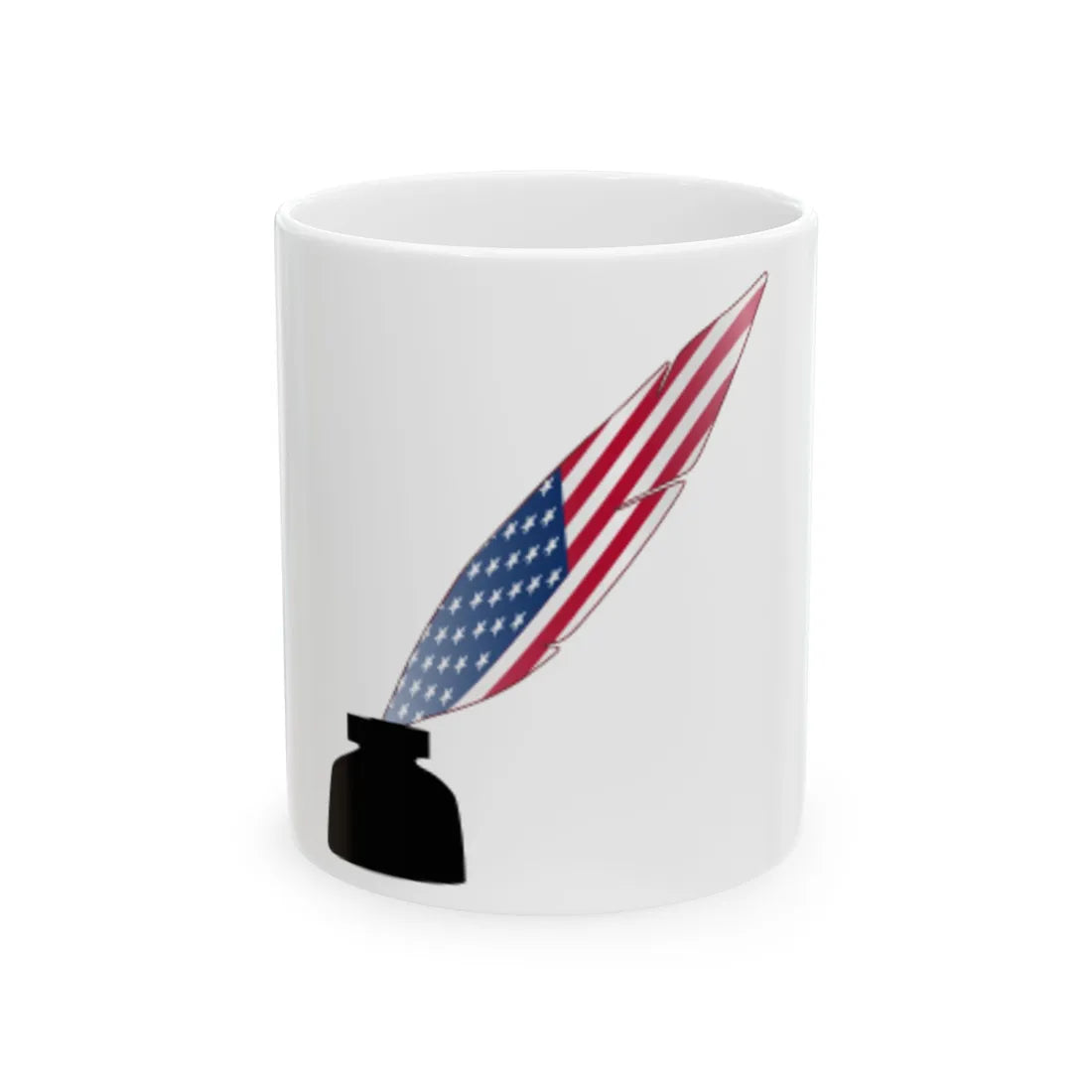 Quill and ink-US (United States) White Coffee Mug 11oz - Go Mug Yourself