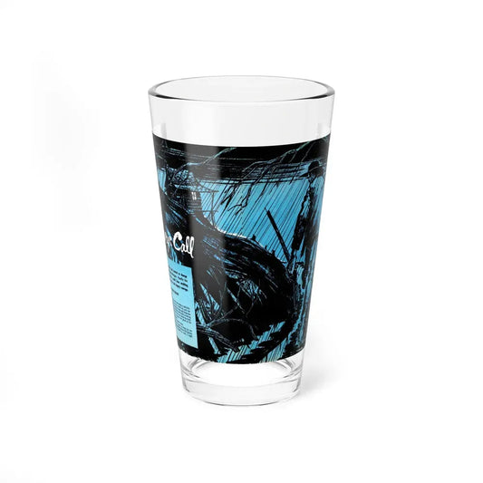 Quincy's Call, Bluebook Magazine, March 1953 (Magazine Illustration) Pint Glass 16oz 16oz - Go Mug Yourself