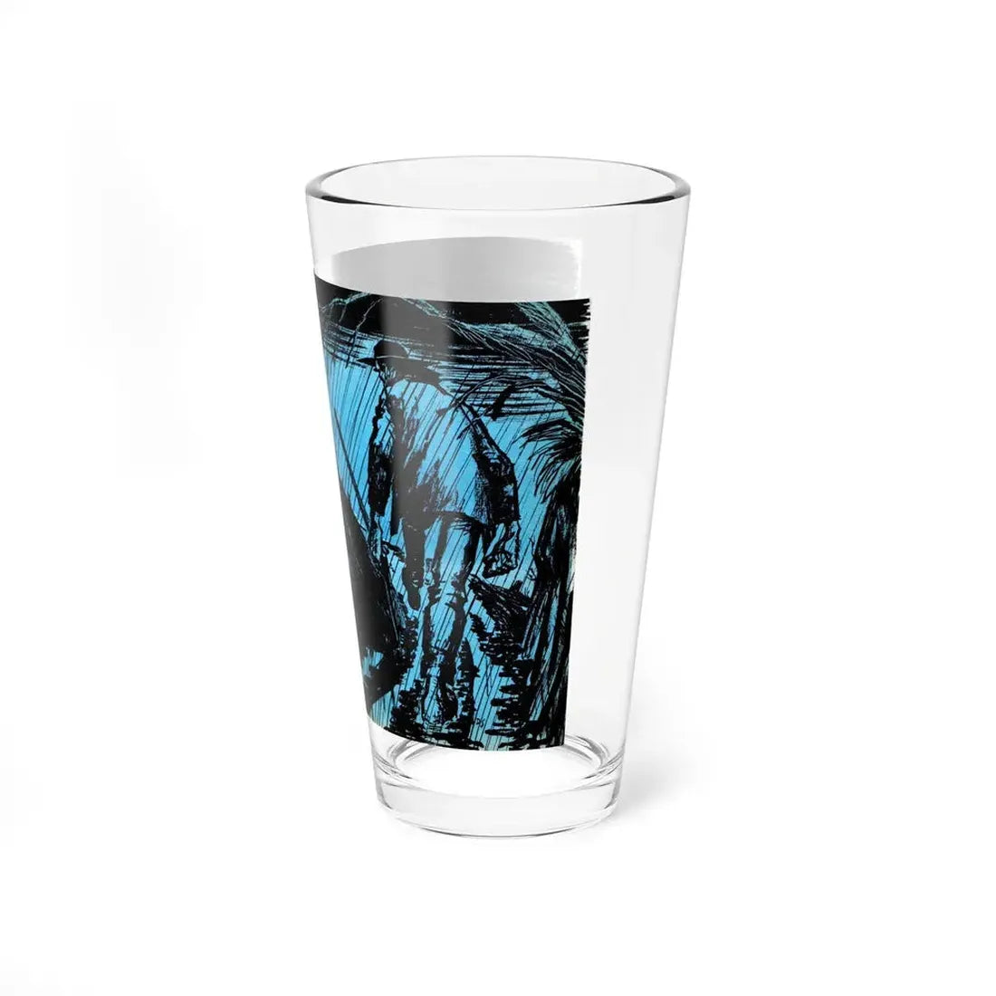 Quincy's Call, Bluebook Magazine, March 1953 (Magazine Illustration) Pint Glass 16oz - Go Mug Yourself