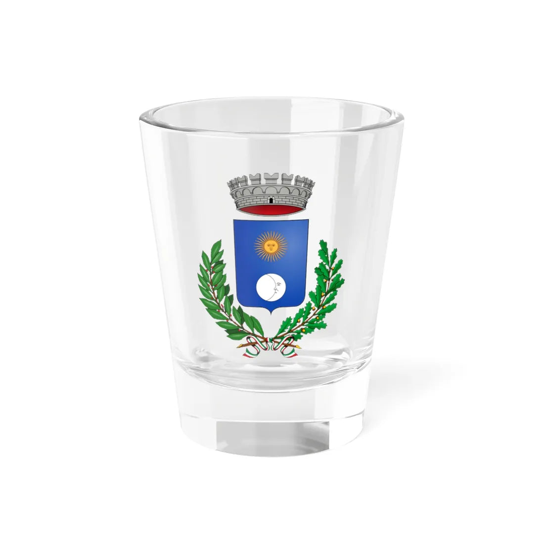 Quindici Italia-Stemma (Italy) (Coat of Arms) Shot Glass 1.5oz 1.5oz - Go Mug Yourself