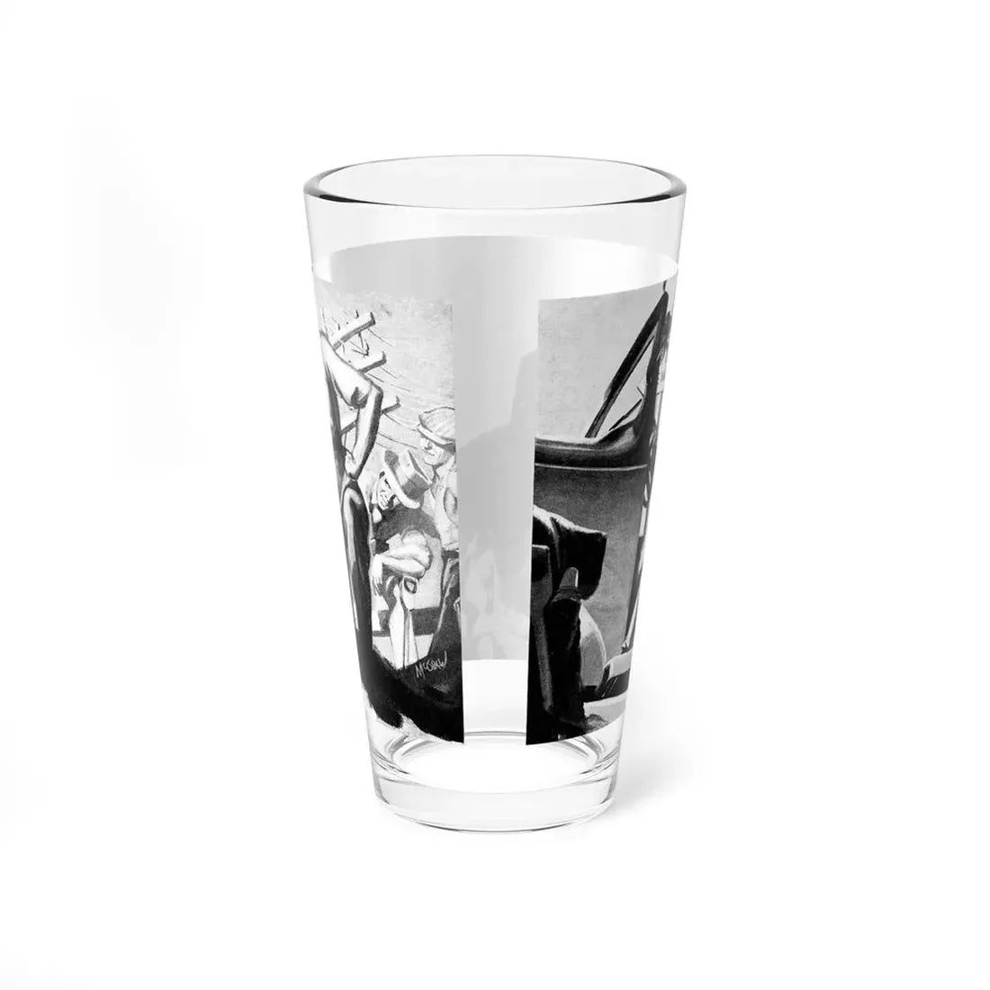 Quintuplets To You, Liberty magazine, November 14, 1936 (Magazine Illustration) Pint Glass 16oz - Go Mug Yourself
