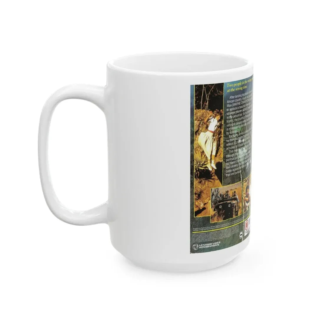QUIT THUNDER (VHS COVER) - White Coffee Mug - Go Mug Yourself